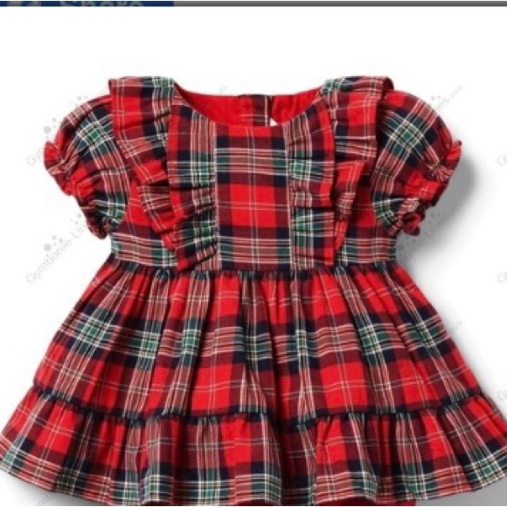 Janie and Jack First Holiday Baby Girls Dress